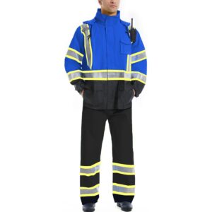 Hi Vis Reflective Rain suits for Men Waterproof - High Vis Safety Rain Jacket, High Visibility Raincoat for Men Support Customization (OEM) Sialkot Protective Wear.