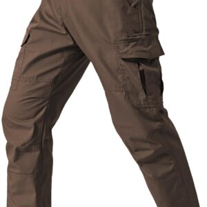 Mens Cargo Work Pants Durable Ripstop Tactical Pants with 7 Pockets Outdoor Water Resistant Hiking Woking Construction Pants Support Customization (OEM) Sialkot Protective Wear.