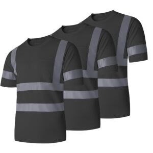 Safety Shirts for Men, Reflective High Visibility Construction Shirts Short Sleeve Work Shirts Support Customization (OEM) Sialkot Protective Wear.